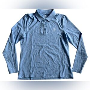 Bamboo Solbari Sky Blue Long Sleeve Button Down Shirt